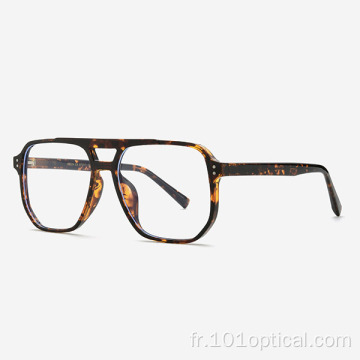 Lunettes Double Bridge Femme Et Homme Bleu Clair